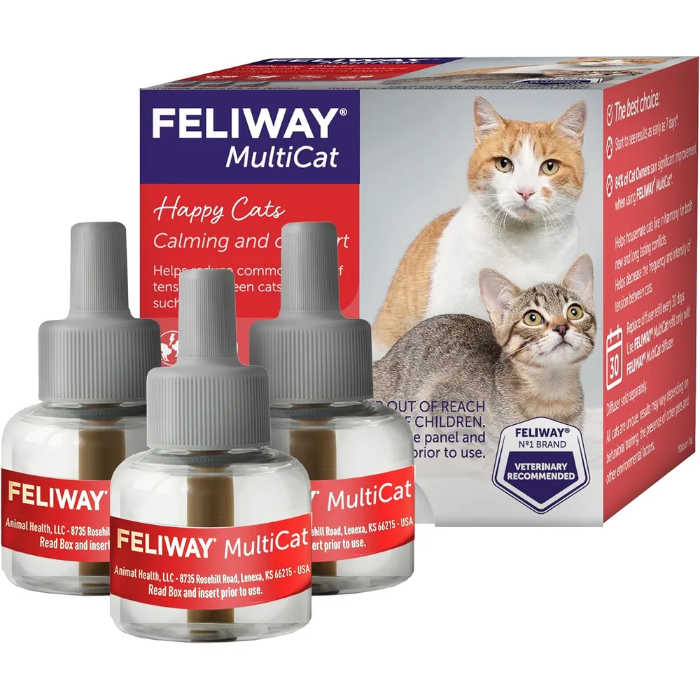 Feliway MultiCat Calming Pheromone Diffuser Refill