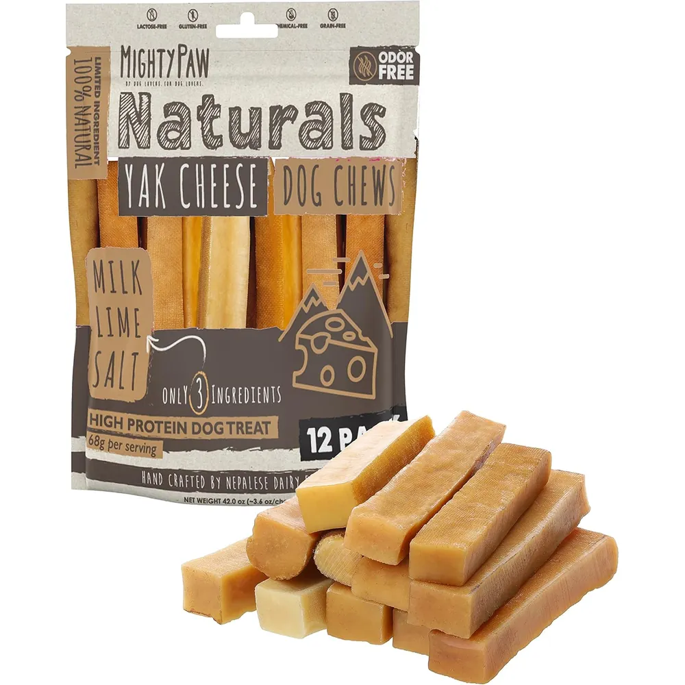 Mighty Paw Yak Cheese Chews for Dogs