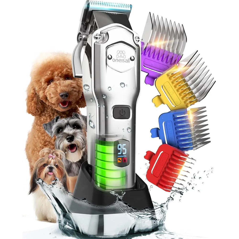 oneisall Professional Dog Grooming Clippers for Thick Hair