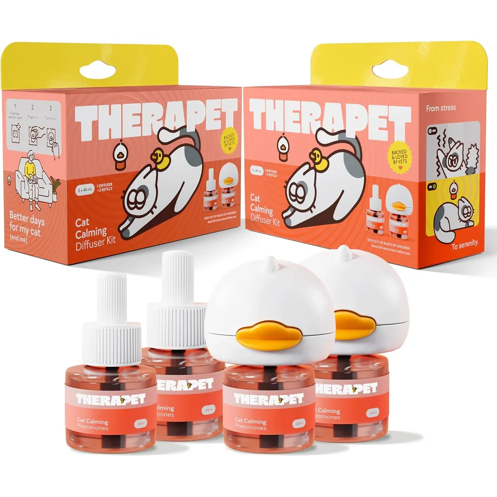 TheraPetMD Cat Calming Diffuser Kit, 2 Pack