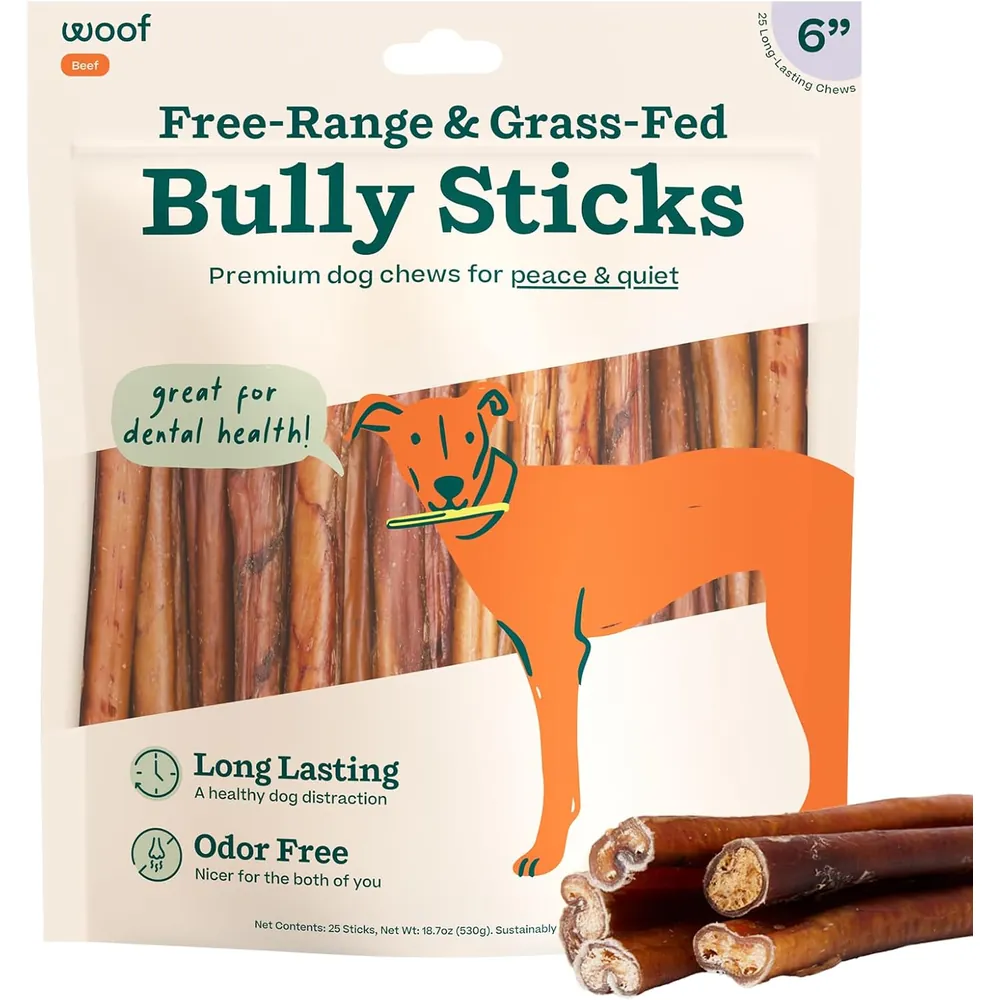 WOOF Bully Sticks for Dogs